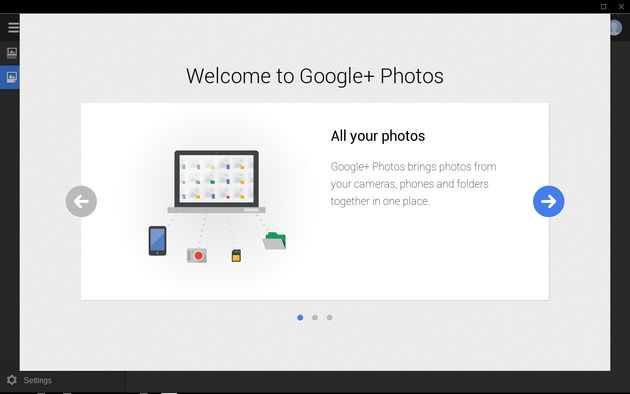Google+ Photo app voor Chrome aanstaande