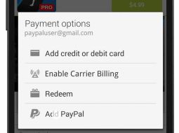 Google Play betalingen voortaan ook via PayPal