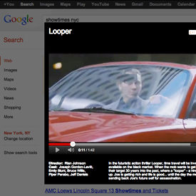 Google voegt filmtrailers toe aan zoekresultaten