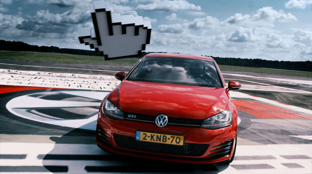 GTI Bannerbahn: Volkswagen organiseert race over levensgrote websites