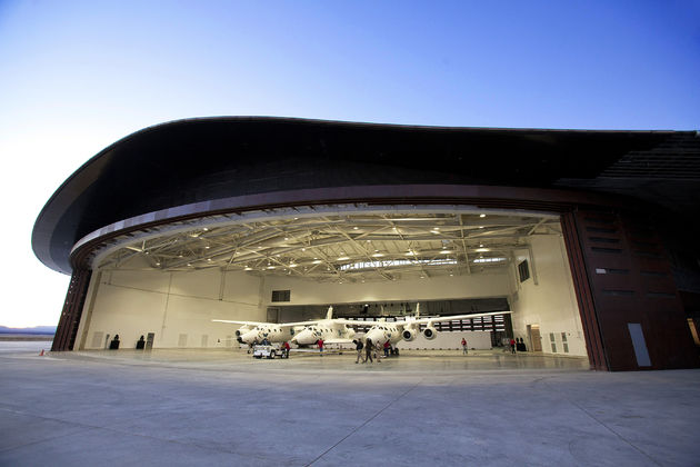Hangar Virgin Galatic Spaceport