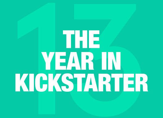 Het jaar 2013 van Kickstarter