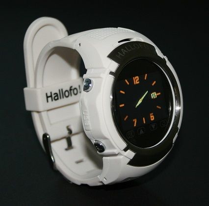 horloge telefoon Hallofo wit klein