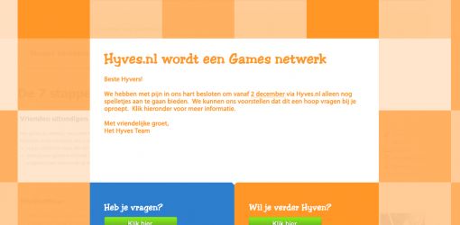 hyves wordt games