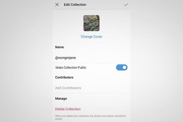 Instagram collectie