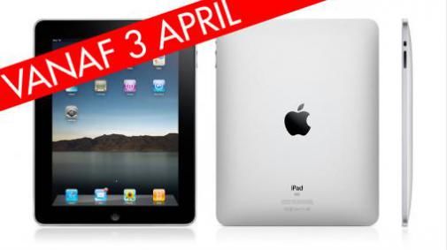 iPad vanaf 3 april verkrijgbaar