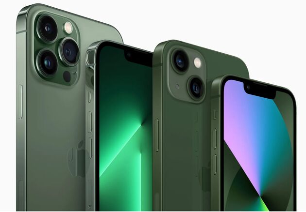 iphone 13 groen