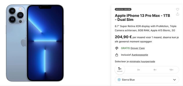 iPhone-Huur
