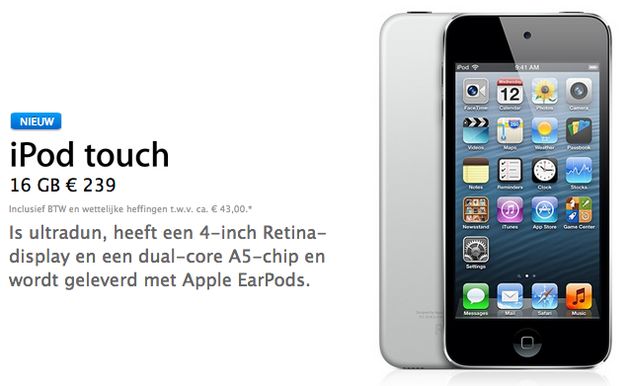 iPod touch 100 miljoen keer verkocht