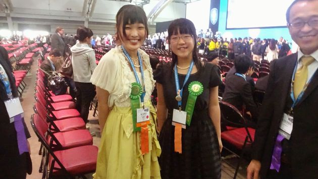 ISEF2015 INTEL Grand Awards Japan Kaho Shigematsu Megumi Nara