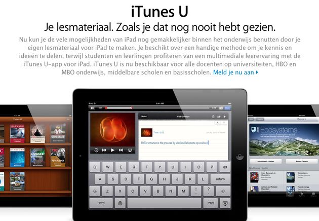 iTunes U content meer dan 1 miljard keer gedownload