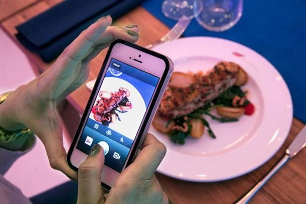 Je maaltijd betalen met een foto op Instagram