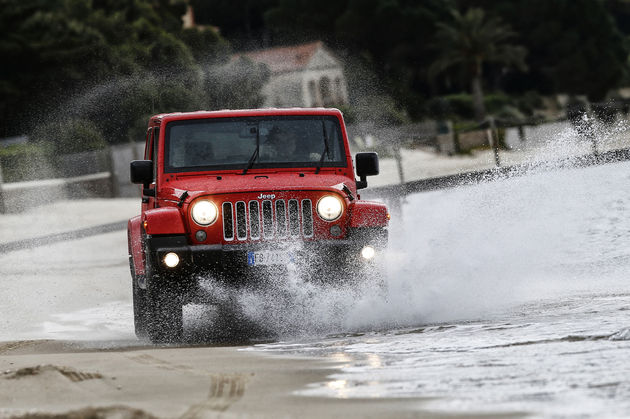 Jeep Harley-Davidson Media Drive water