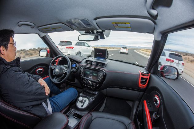Kia Soul EV Autonomous Vehicle_Traffic Jam Assist