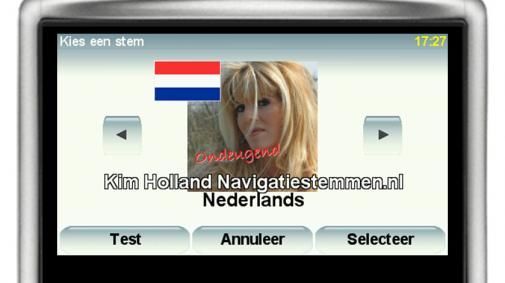 Kim Holland meest populaire stem in navigatiesysteem