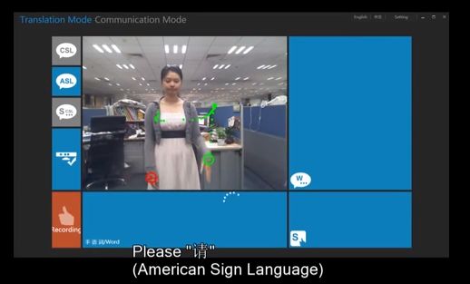 Kinect zet gebarentaal om in tekst