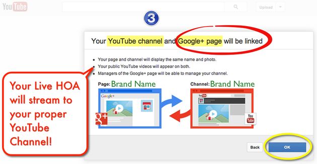Koppel YouTube kanaal aan Google+ Pagina
