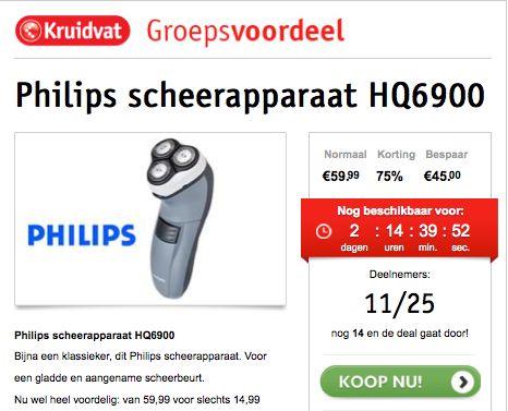 Kruidvat lanceert groepsvoordeel via Facebook