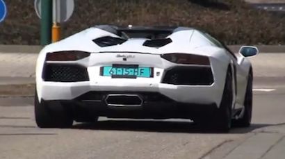 Lamborghini Aventador Roadster gesignaleerd in Nederland