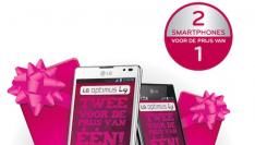 LG geeft 2 smartphones bij een nieuw T-Mobile abonnement