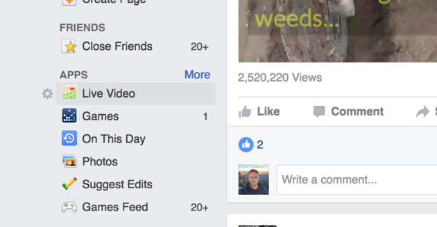 live video fb