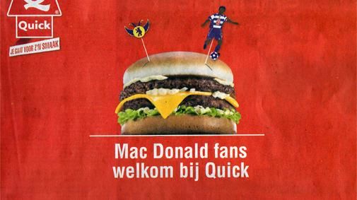 Mac Donald fans welkom bij Quick