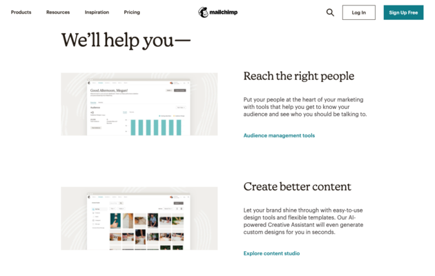 mailchimp-content-ruimte-overzicht