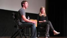 Mark Zuckerberg tijdens Startup School