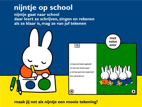 Met Nijntje naar school op de iPad