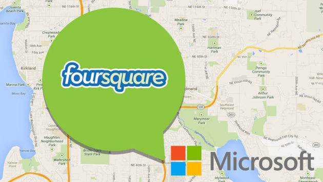 Microsoft gaat Foursquare data en technologie gebruiken voor Bing en Windows