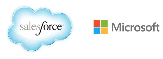 Microsoft gaat samenwerken met Salesforce