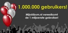 MijnAlbum.nl verwelkomt 1-miljoenste lid