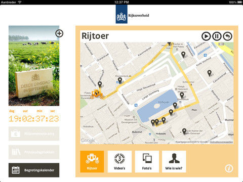 Ministerie van Financiën lanceert Prinsjesdag app