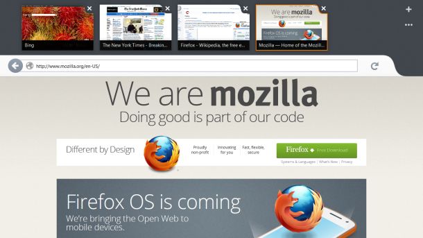 Mozilla past Metro-stijl toe in nieuwe versie Firefox