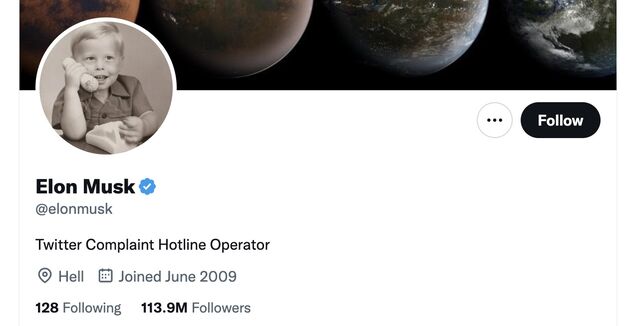 Musk-Twitter-Profiel