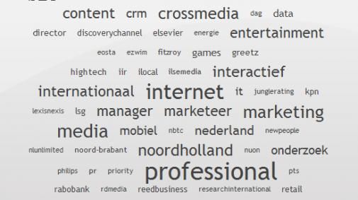 Nieuwe baan zoeken via tagclouds