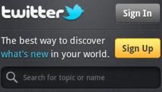 Nieuwe Twitter voor Android applicatie