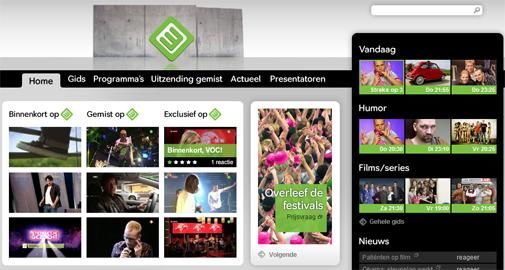 Nieuwe website Nederland 3