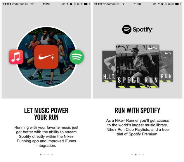 nike run club app spotify