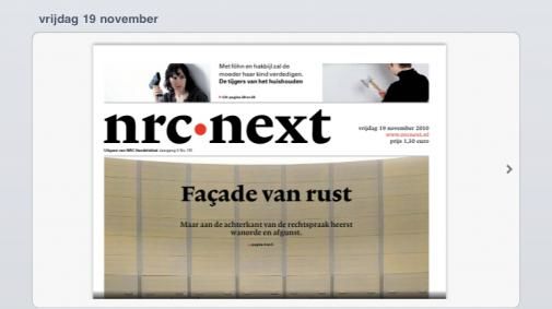 NRC-Next heeft zijn digitale iPad-krant