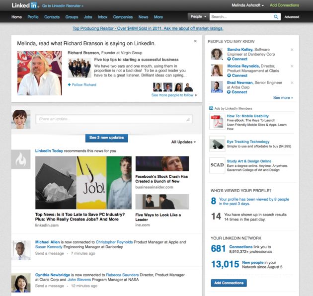 Nu mogelijk om influencers te gaan volgen op LinkedIn