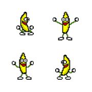 Ode aan de "dansende banaan" - emoticon van Hyves