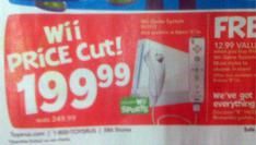 Ook de Nintendo Wii zal in prijs dalen