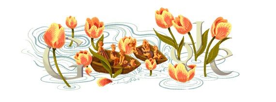 Ook Google viert Koninginnedag