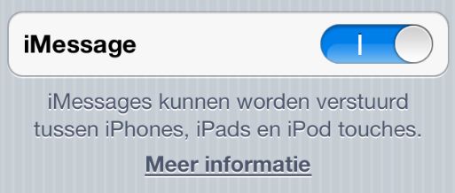 Ook iMessage heeft veel impact op Sms'en