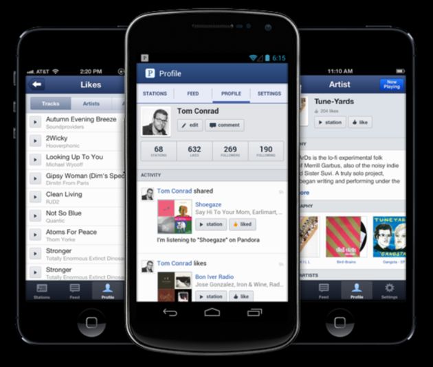 Pandora komt met vernieuwde iOS- en Android-app