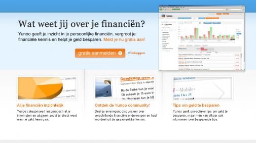 Personal online banking met Yunoo