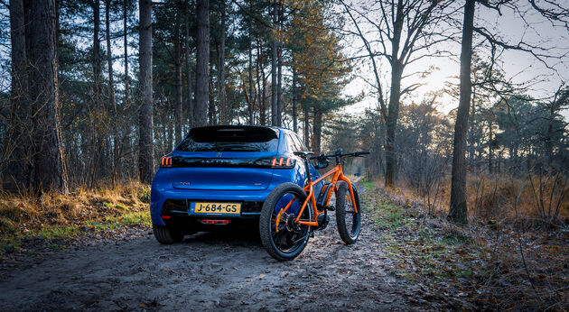 peugeot-e208-Fatbike same