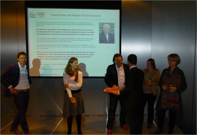 Philips, Heineken, NikeiD en Christchurch winnaars Co-Creation Awards 2011