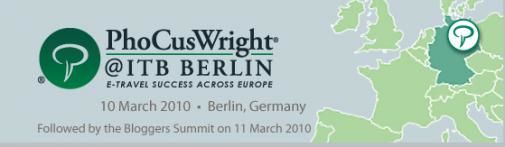 PhoCusWright @ITB en Bloggers Summit Berlijn